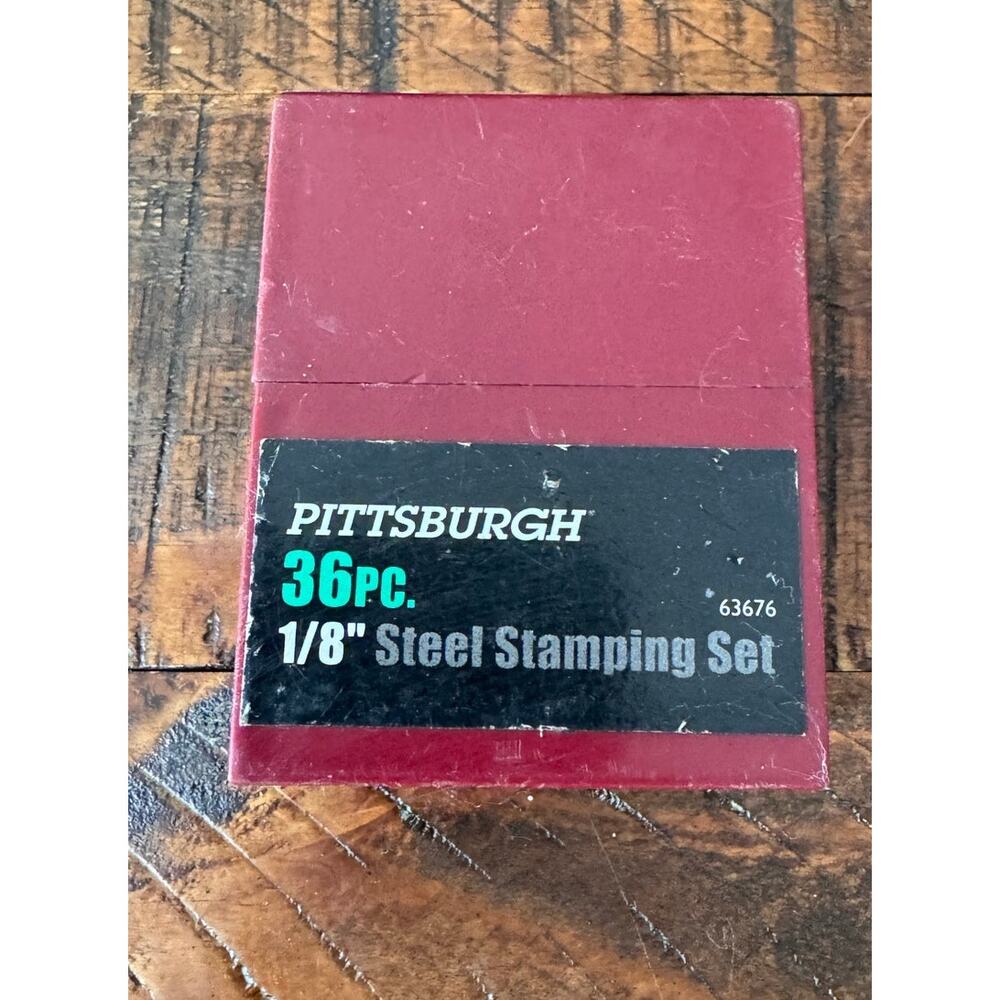 Pittsburgh 36pc 1/8" Steel Stamping Set 63676